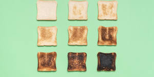 Acrylamide occurs in scorched food,and is not naturally present in what we eat.