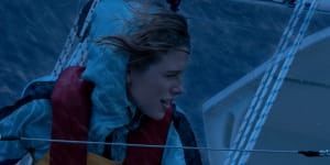 Teagan Croft as Jessica Watson in True Spirit,which features superb scenes at sea.
