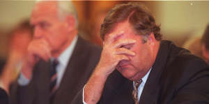 Former prime minister John Howard perfected the wedge in 2001 – used against then opposition leader Kim Beazley.