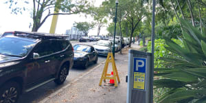 The Brisbane streets where parking meters are busy and spots are rare