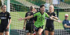 Michelle Heyman is basically the face of Canberra United.