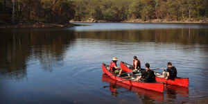 Canoes,champagne and canapes,NSW:food,wine and nature tour