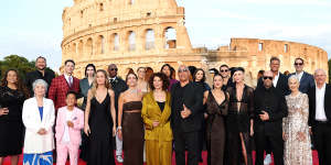 The Fast X cast as the film’s premiere in Rome. 