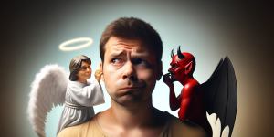 When considering an investment,do you listen to the angel or the devil?