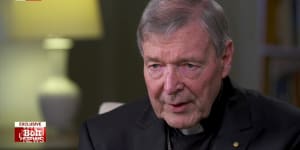 Cardinal George Pell spoke with conservative commentator Andrew Bolt on Sky News.