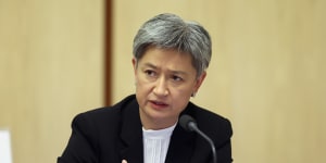 Opposition foreign affairs spokeswoman Penny Wong says the Morrison government is out of step with the US on Taiwan.