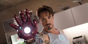 Now one of the highest paid actors in Hollywood after jail and rehab:Robert Downey Jr in Iron Man.