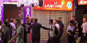 Guard charged after man knocked unconscious outside Kings Cross strip club