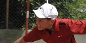 De Minaur showing his form as a junior player.