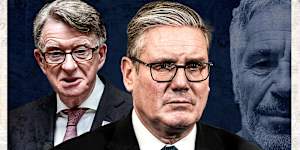 Keir Starmer is facing tough questions over what he knew of Labour peer Peter Mandelson’s (left) relationship with Jeffrey Epstein.