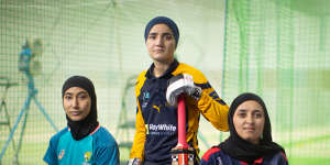 Firooza burned all of her cricket gear to hide it from the Taliban. Then Australia went into bat for her