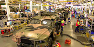 The Hawkei protected mobility vehicles have been designed and manufactured at Thales’ Bendigo site in Victoria.