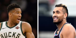 FaceTime with Giannis:Nick Kyrgios'scoop on NBA's biggest question