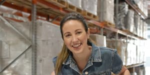 Sans Drinks founder Irene Falcone has been clearing warehouse space for her new beauty e-commerce site,Sans World.