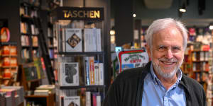 Mark Rubbo in Readings’ flagship Carlton shop.