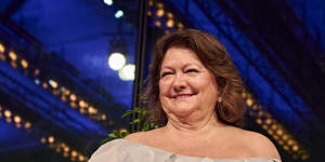 Gina Rinehart,Australia’s richest person.