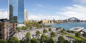 The City of Sydney wants to create new public domain at Circular Quay by 2050. 