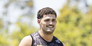 Nathan Cleary is preparing to play without two regular members of the Penrith spine in the World Club Challenge.