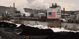 The United States Steel Corp’s Clairton Coke Works in Pennsylvania. The company’s storied history dates back to 1901.