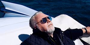 Headline grabbing Sandilands photographed in Sydney in 2023.