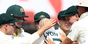 Nathan Lyon’s 8-64 was one of the finest displays of his long career.