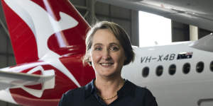 Qantas CEO Vanessa Hudson.