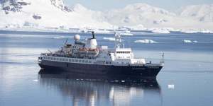 Sailing with Chimu Adventures in Antarctica.