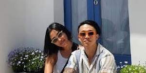 Regina Lee and her partner,Vincent Fu,on a recent trip to Italy.