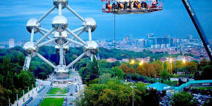 Dinner in the sky.