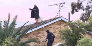 A man is now under police guard after a stand-off with police in Tamworth. 