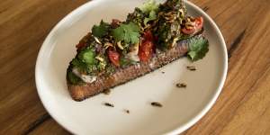 ‘Make me feel as though I’m on holiday in a seaside village’:Sardines on toast.