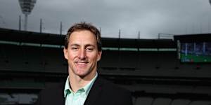 Fydler pictured at the MCG ahead of the 2016 Rio Olympic Games,for which he was Australia’s deputy chef de mission.