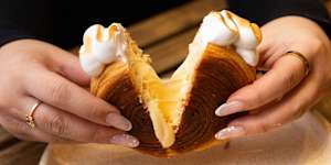 Calle’s lemon meringue croissant wheel.