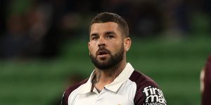 Adam Reynolds will undergo scans on his hamstring when he returns to Brisbane,having missed the second half in his side’s defeat to the Melbourne Storm.