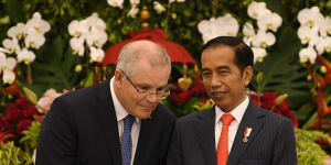 Morrison to visit for Joko swearing in as Indonesian president