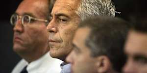 In this July 30,2008,file photo,Jeffrey Epstein appears in court in West Palm Beach,Florida. 