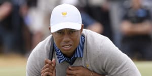 Tiger hauls his ailing team with him at Presidents Cup