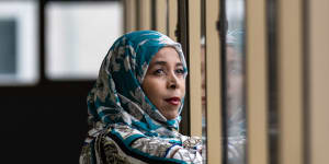 City of Yarra councillor Anab Mohamud at the Atherton Gardens estate in Fitzroy.