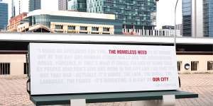 Basil Zempilas comments on homelessness become focus for guerrilla artists