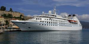 The Star Legend cruise ship in Portofino.