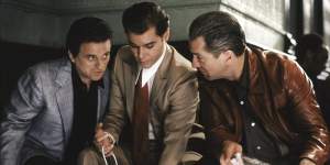 Martin Scorcese’s Goodfellas. Joe Pesci,Ray Liotta,Robert De Niro. 
