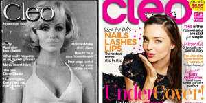 Over the years:<em>Cleo</em>magazine.