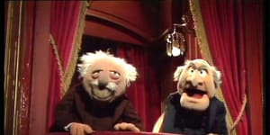 Statler and Waldorf from The Muppet Show.