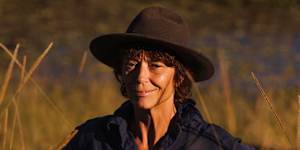 Actor and farmer Rachel Ward.