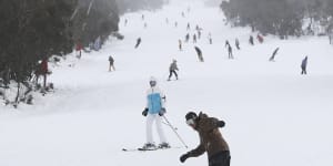 ‘Lovely to have a ski season opening with snow’:NSW slopes blanketed white