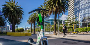 Lime says its e-scooter riders spend less than 30 seconds per trip on footpaths