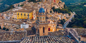 Ragusa,UNESCO heritage town on Sicily.