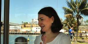 Ferry good:NSW Minister for Transport Gladys Berejiklian has said she is committed to the growth of the ferry network.