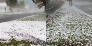 Hail storm pummels Casterton