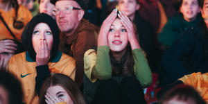 Matildas fans flock to watch Australia and England game